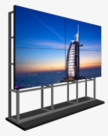 Transparent Flat Screen Tv On Wall Png - Videowall 55 Inch 9.0 Mm, Png Download, Free Download