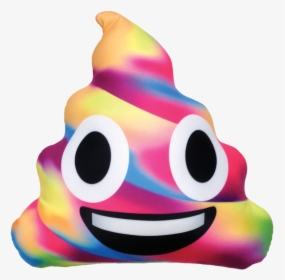 Emoji Clipart Glitter - Rainbow Poop Emoji Png, Transparent Png, Free Download