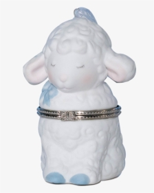 Baby Lamb Ornament Blue - Garden Gnome, HD Png Download, Free Download