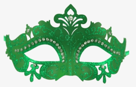 Kayso Inc Classic Venetian Half Mask - Green Mask For Masquerade, HD Png Download, Free Download