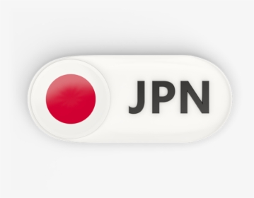 Round Button With Iso Code - Icon Png Jpn Round, Transparent Png, Free Download