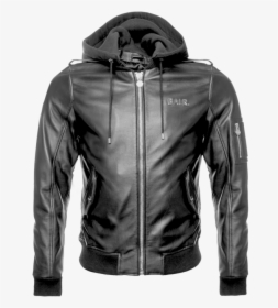 Balr Hooded Leather Jacket, HD Png Download, Free Download