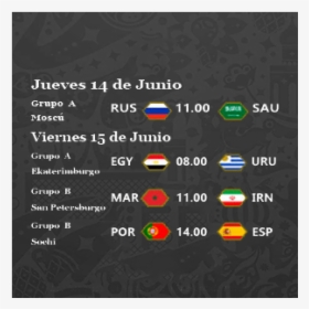 Calendario Del Mundial Rusia - Clock, HD Png Download, Free Download