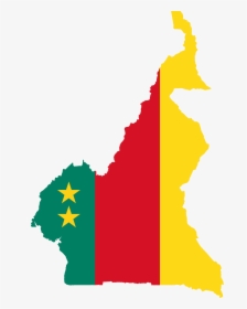 Separatists - Cameroon Flag Map Png, Transparent Png, Free Download