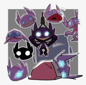 I Drew A Pile Of Purple Gremlins And Im Probably Drawing - Cartoon, HD Png Download, Free Download