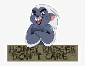 Honey Badger Don"t Care - Cartoon, HD Png Download, Free Download