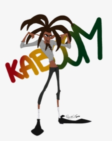 Jamaican Drawing Reggae - Cartoon, HD Png Download, Free Download