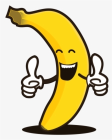 Banana Thumbs Up , Transparent Cartoons - Banana Thumbs Up, HD Png Download, Free Download