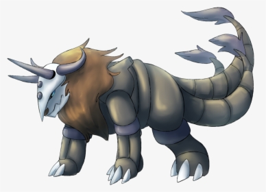 Tauros/aggron Normal/steel Type - Cartoon, HD Png Download, Free Download