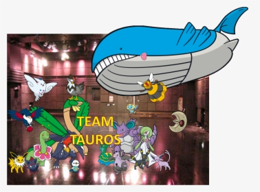 Team Tauros Group Pic - Wailord, HD Png Download, Free Download