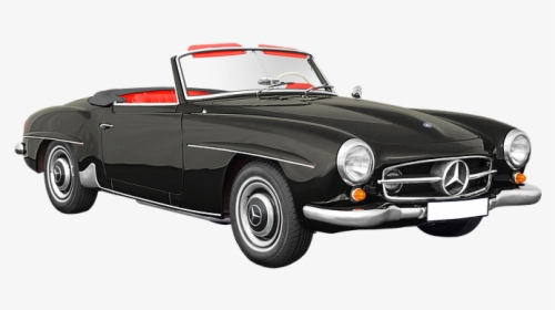 Mercedes-benz 190 Sl, Cabriolet - Vintage Mercedes Benz Transparent Background, HD Png Download, Free Download