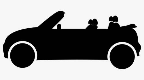 Convertible - Silhouette, HD Png Download, Free Download