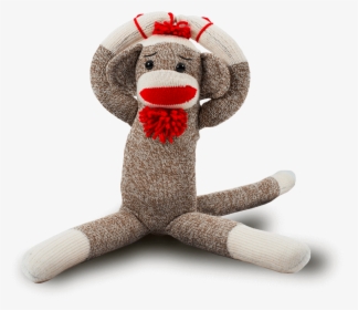 Sitting Monkey - Stuffed Toy, HD Png Download, Free Download