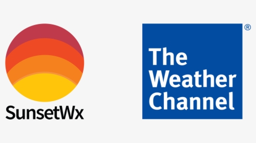 Sunsetwx & Twc Logos - Weather Channel Logo Transparent, HD Png Download, Free Download
