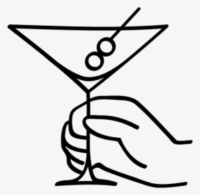 Martini Icon - Line Art, HD Png Download, Free Download