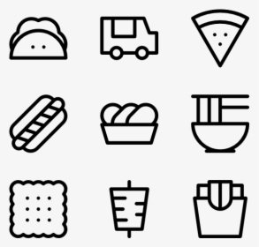 Fast Food - Math Icons, HD Png Download, Free Download