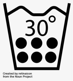 Machine Was Temperature 30 Or Cold - Machine Wash Cold Symbol Png, Transparent Png, Free Download