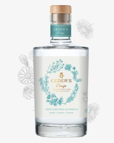 Bottle - Ceders Non Alcoholic Gin, HD Png Download, Free Download
