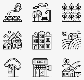 Packs Vector Svg - Village Icons, HD Png Download, Free Download