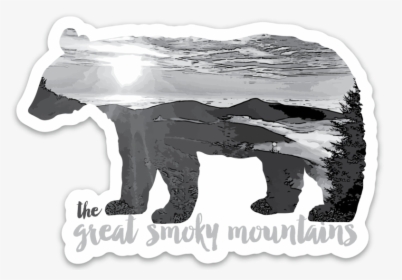 Great Smoky Mountains Clipart - Great Smoky Mountain Stickers, HD Png Download, Free Download