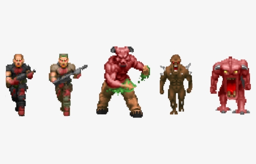 Doomguy Face Png -zombies Shoot At Sight Without Any - Doom, Transparent Png, Free Download