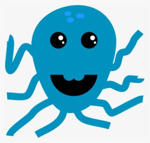 Crazy Octopus With Blue Teeth   Clip Arts - Icon, HD Png Download, Free Download