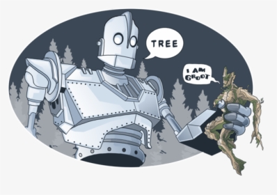 Iron Giant And Groot, HD Png Download, Free Download