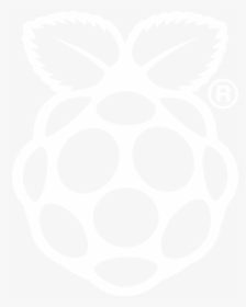 Rpi Logo White Reg Print - Raspberry Pi 4 Logo, HD Png Download, Free Download