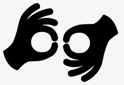 Sign Language - Sign Language Symbol Png, Transparent Png, Free Download