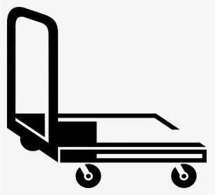 Vector Illustration Of Box-moving Handcart Dolly Or - Dolly Vector, HD Png Download, Free Download