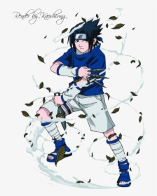 Naruto Shippuden Sasuke - Sasuke Blue Outfit, HD Png Download, Free Download