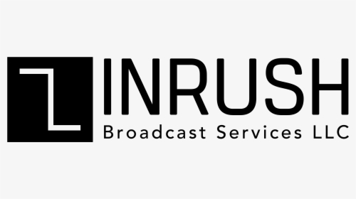 Inrush Broadcast Services Llc - Black-and-white, HD Png Download, Free Download