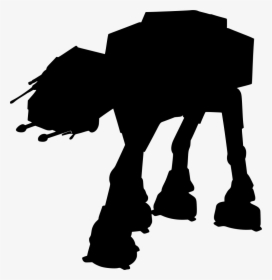 All Terrain Armored Transport Clipart , Png Download - Star Wars Battles Silhouette, Transparent Png, Free Download
