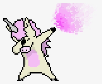 Pink Fire Png -power Of Pink Fire - Dabbing Unicorn Pixel Art, Transparent Png, Free Download