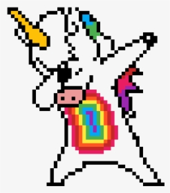 Pixel Art Unicorn Dab, HD Png Download, Free Download