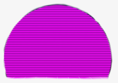 Sticker Pink Circle Sun Sunrise Glitch Aesthetic Vaporw - Teppich Rund 200, HD Png Download, Free Download