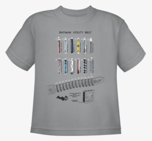 Kids Batman Utility Belt Breakout T-shirt - Active Shirt, HD Png Download, Free Download