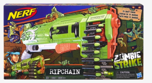 Nerf Ripchain Zombie Strike, HD Png Download, Free Download