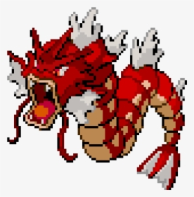 Gyarados Minecraft Pixel Art, HD Png Download, Free Download