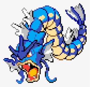 Gyarados Pixel Png, Transparent Png, Free Download