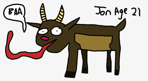 Bad Drawing Of A Goat, HD Png Download, Free Download