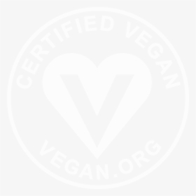Vegan Logo Transparent White, HD Png Download, Free Download