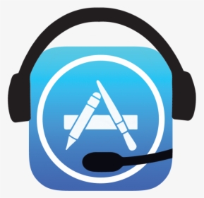 App Store Icon With A Customer Support Headset - Iphone Apps, HD Png Download, Free Download