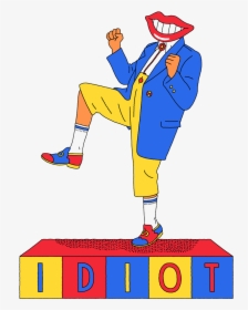 Happy Idiot %281%29 - Cartoon, HD Png Download, Free Download