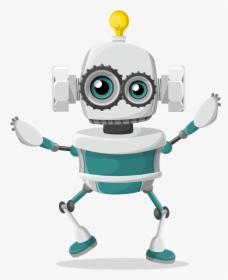 Vector Robot Character Set - Cartoon, HD Png Download, Free Download