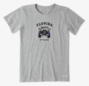 Women"s Florida Gators Off Road Vintage Crusher Tee - Life Is Good Womens T Shirts, HD Png Download, Free Download