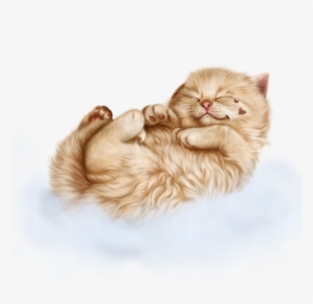Transparent Cats Clipart Png - Transparent Sleeping Cat Png, Png Download, Free Download