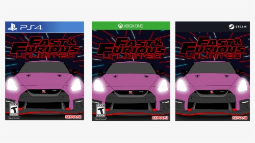 Fast And Furious Unlimited Cover Box Arts - Playstation 4, HD Png Download, Free Download