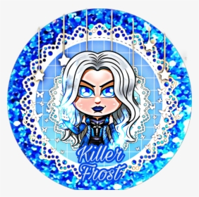 Killer Frost Icon Sticker Art By Stevensondrawings - Circle, HD Png Download, Free Download