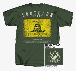 St303 - Gadsden Flag Tee Shirt, HD Png Download, Free Download